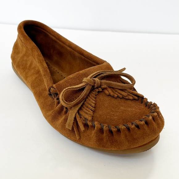 Minnetonka Shoes Minnetonka Kilty Moccasin Size Guc Poshmark